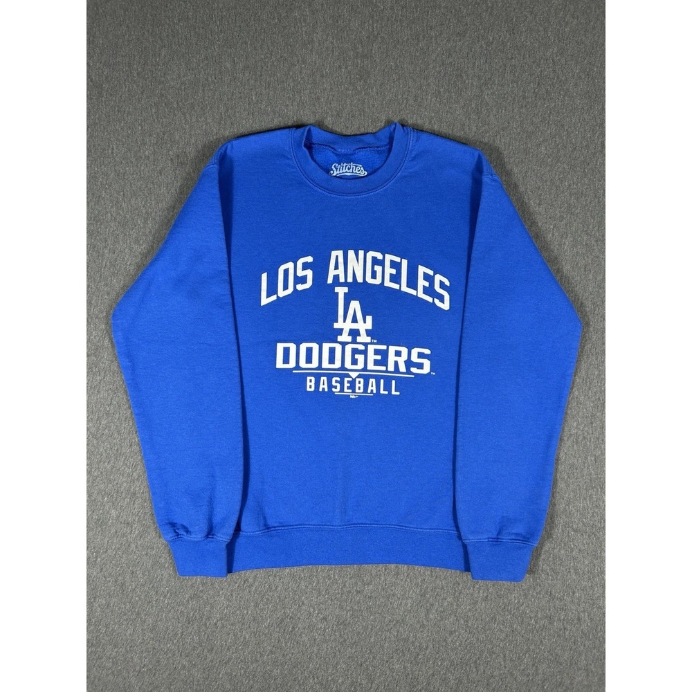 Stitches Los Angeles Dodgers Baseball‎ Crewneck Sweatshirt Small
